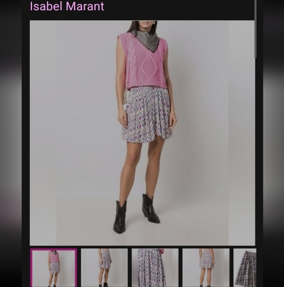 NWT Isabel Marant Assia Flared Mini Skirt - Picture 4 of 11